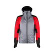 MID GREY/POWER RED